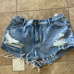 2xl denim shorts